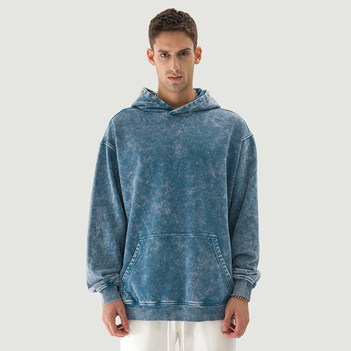 Z35 UNISEX SUPER HEAVYWEIGHT OVERSIZED FADED HOODIE [440 GSM]
