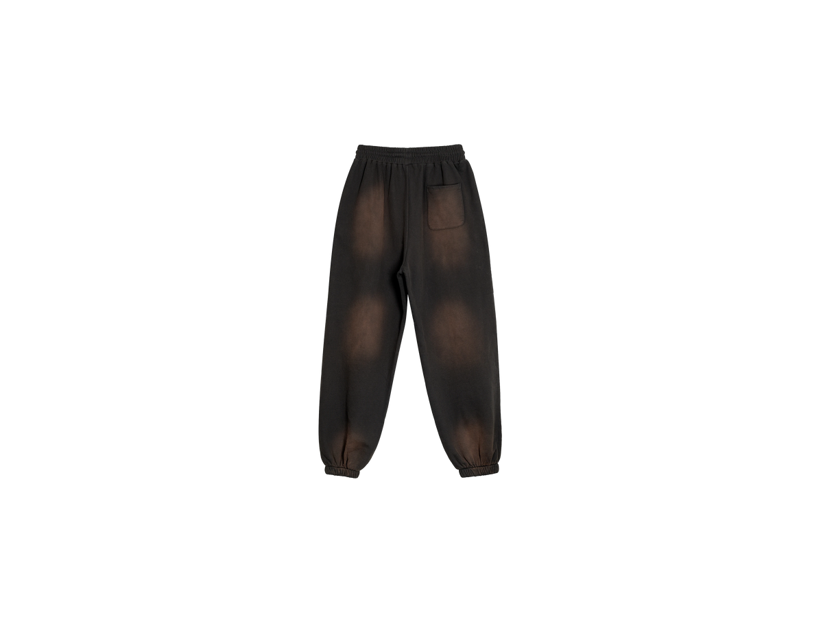 Y35 SUN FADED SWEATPANTS - SMOKY BLACK [400 GSM]