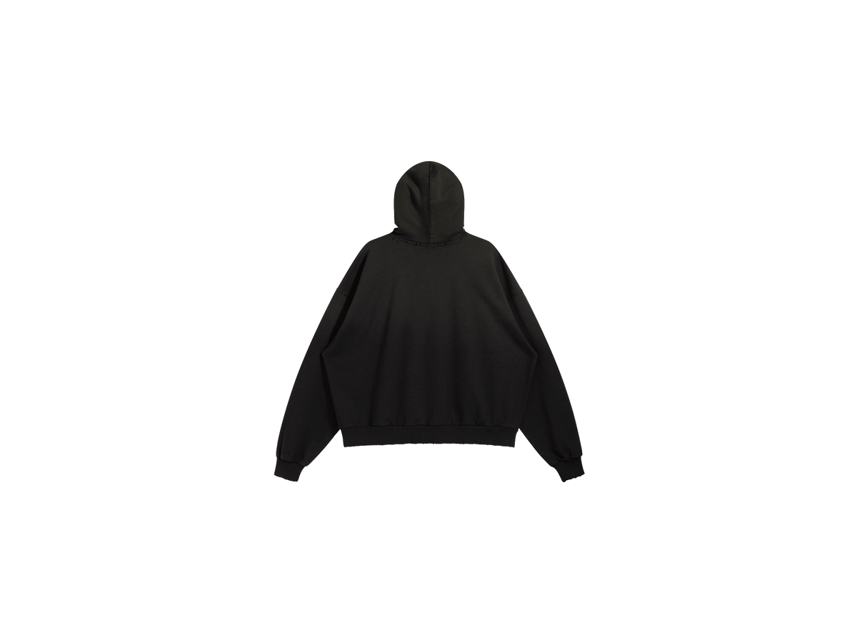 Y27 UNISEX SUN FADED DISTRESSED HOODIE [380 GSM]