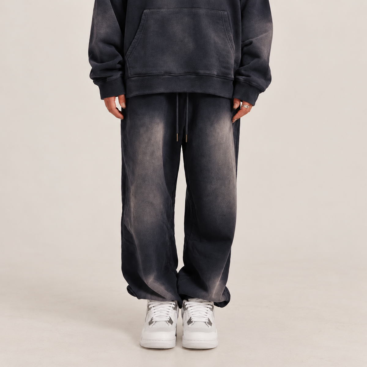 Y35 SUN FADED SWEATPANTS - DARK BYZANITE [400 GSM]