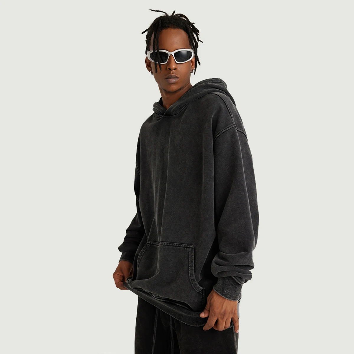 Y27 UNISEX SUPER HEAVYWEIGHT OVERSIZED RETO HOODIE [440GSM]