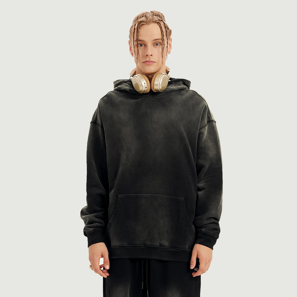 Z35 UNISEX SUPER HEAVYWEIGHT SUN FADED HOODIE [400 GSM]